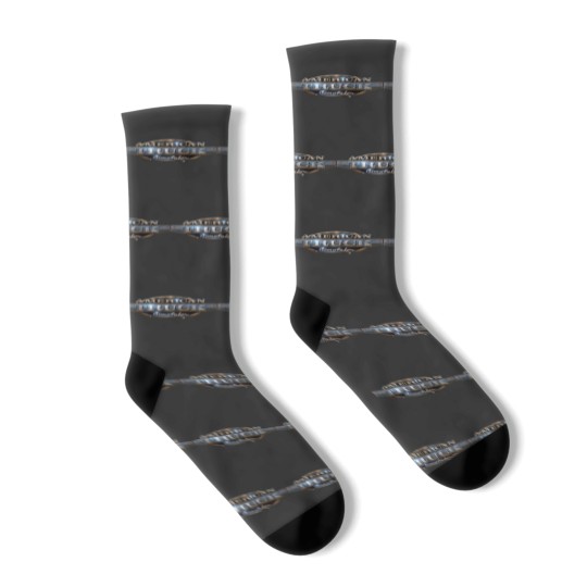 Discover American Truck Simulator Logo Socks
