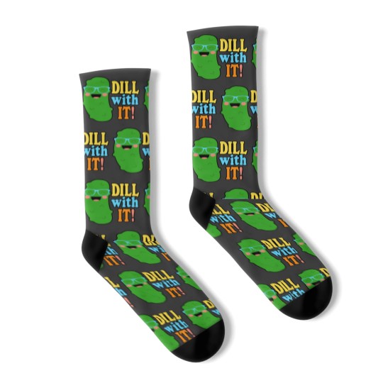 Discover Dill With It Canned Pickles Socks