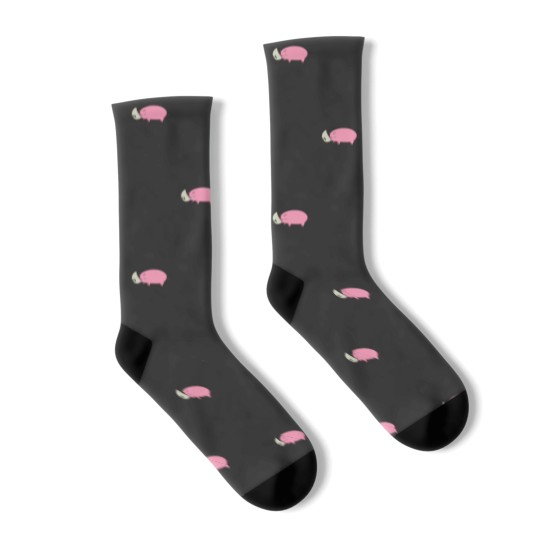Discover Great Stamp Pig Socks