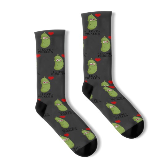 Discover I love Pickles - Canned Pickles Socks