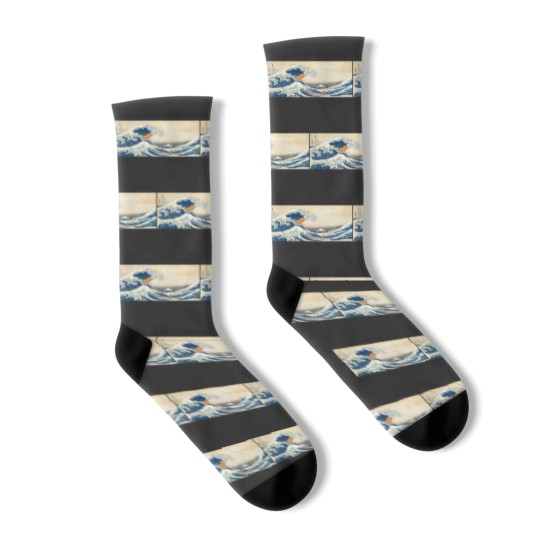 Discover Wave Capy bara Surfing Rodent Socks