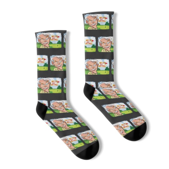 Discover Well We_re Waiting - Caddyshack Socks