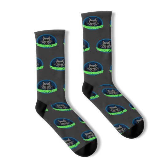 Discover Minesota Timberwolves Sticker Socks