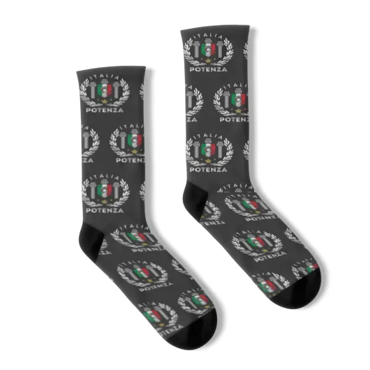 Discover Potenza Italian Vacation Souvenir Potenza Socks