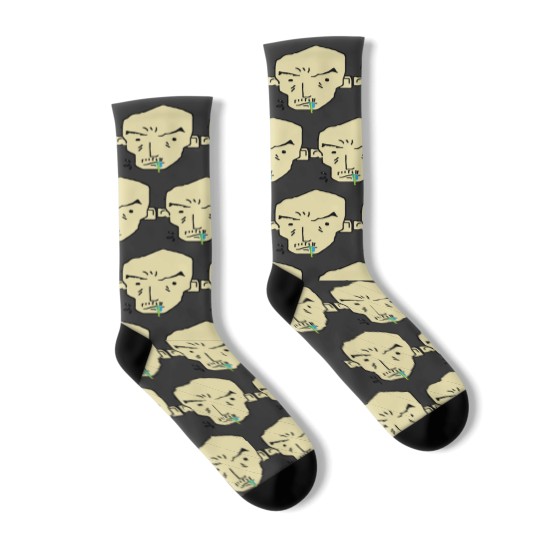 Discover Handmade Flu Man Socks