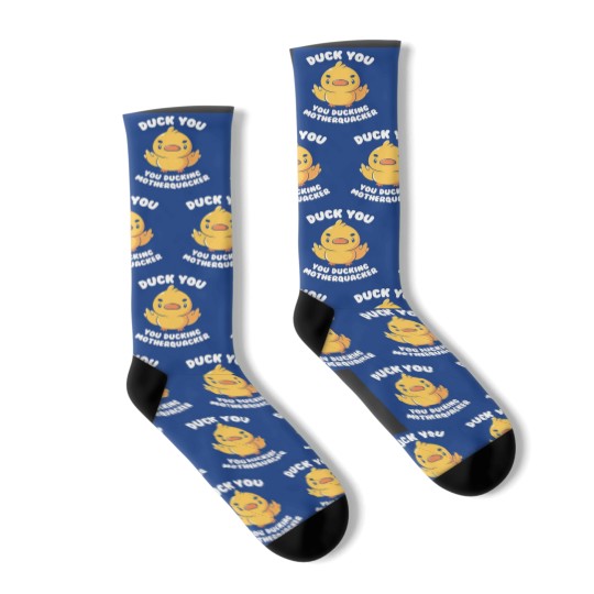 Discover Ducking Motherquacker Socks
