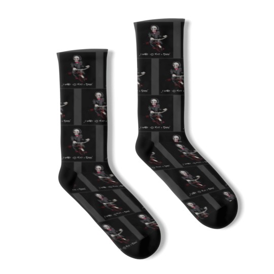Discover Saw - I Want To Play A Game Socks