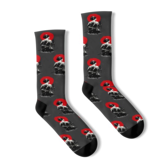 Discover Japanese Samurai Geisha Socks