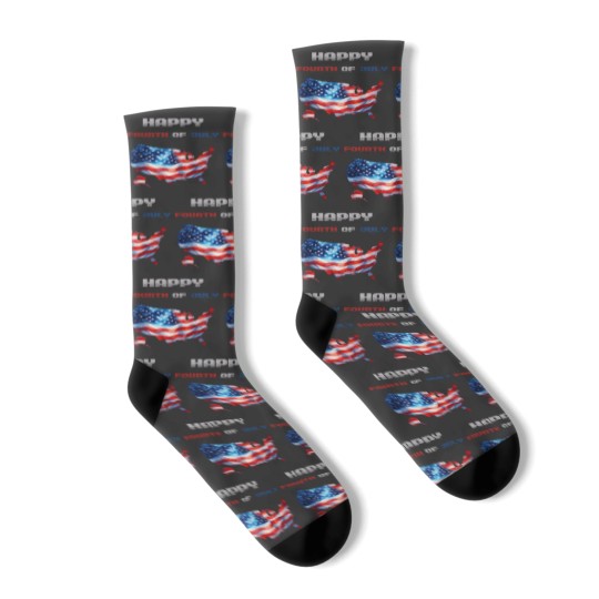 Discover happy fourth of july Socks