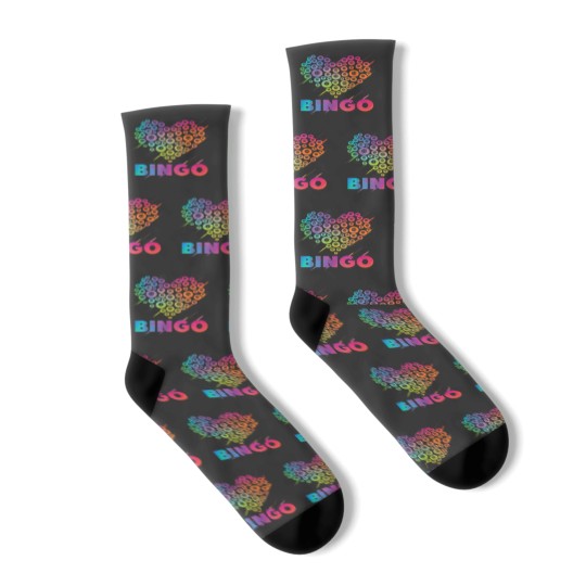 Discover Bingo Player Heart Bingo Socks