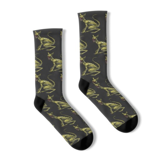 Discover chupacabra cryptid creature Socks