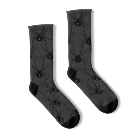 Discover Black Widow spider Socks