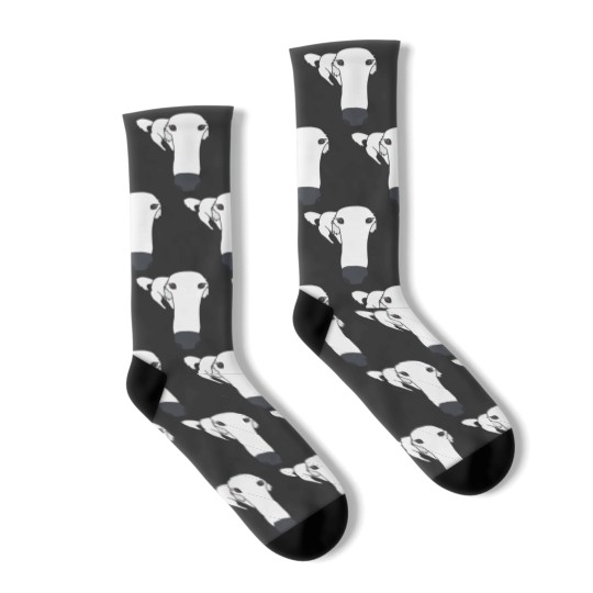 Discover Tiktok Borzoi long nose dog without text Socks