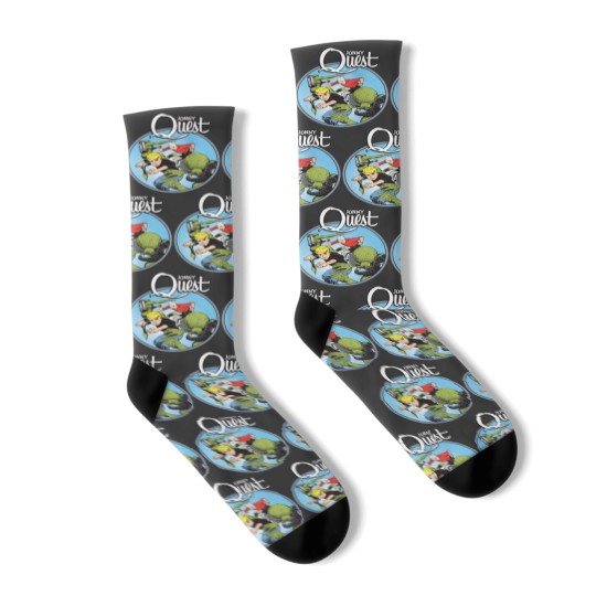 Discover Jonny Quest - Lizard Men Socks