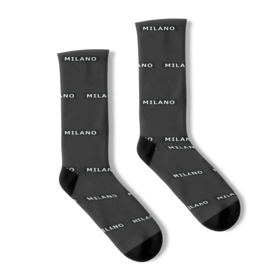 Discover Milano Italy Modern Minimalist Socks
