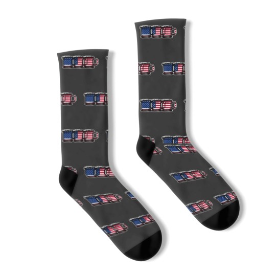 Discover America beer mugs Socks