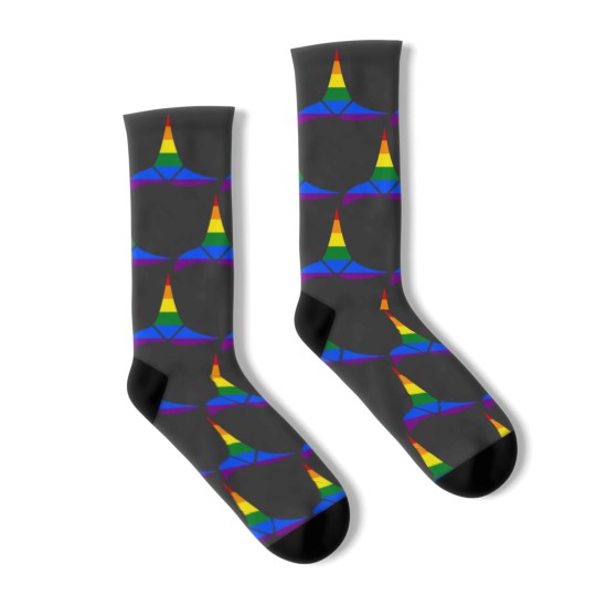 Discover Klingon Pride Logo Socks