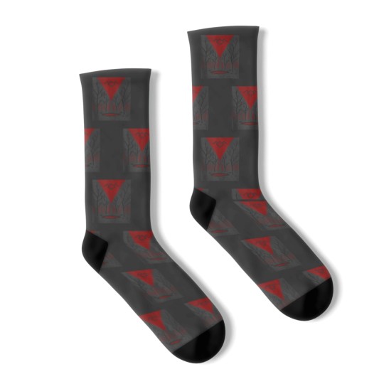Discover Twin Peaks Entrance Pastel Painted Poster Socks