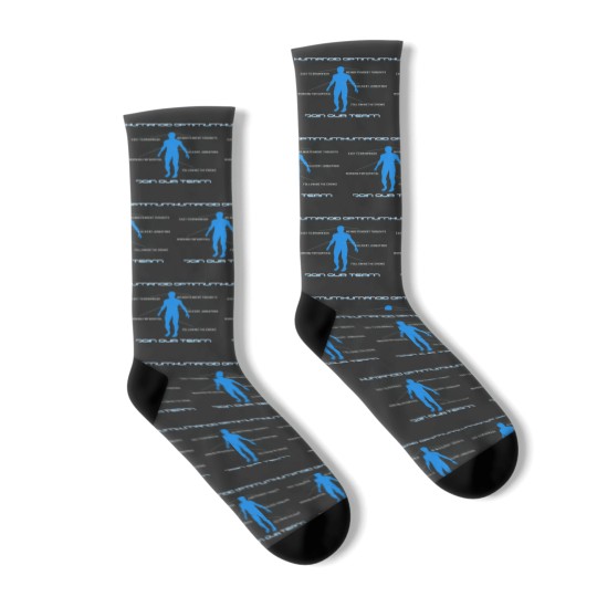 Discover Humanoid Optimum funny ai humanoid human Socks
