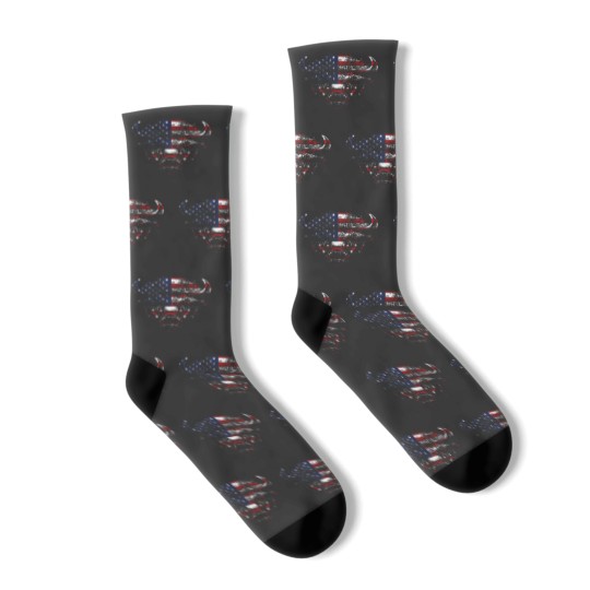 Discover American Bison Theme Socks