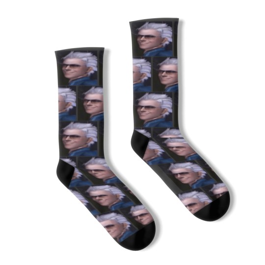 Discover Vergil From The Devil May Cry Series Socks