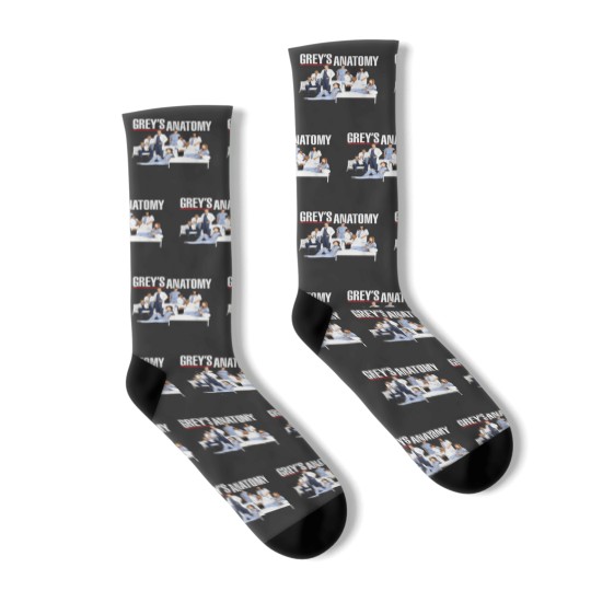 Discover Greys Anatomy Group with Logo Socks