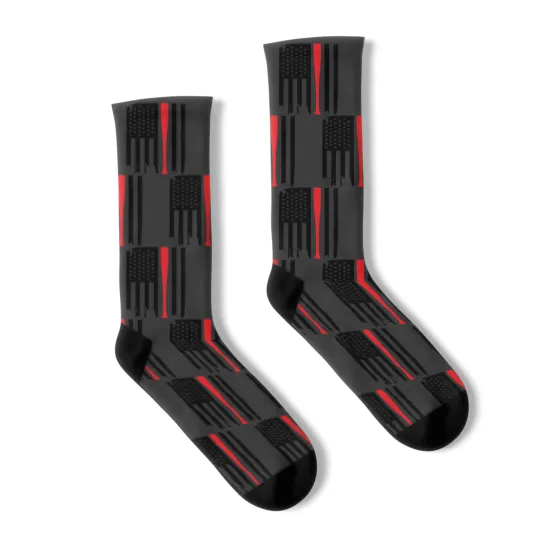 Discover With American Flag Socks