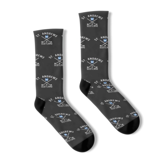 Discover St Andrews Scotland Golf Socks