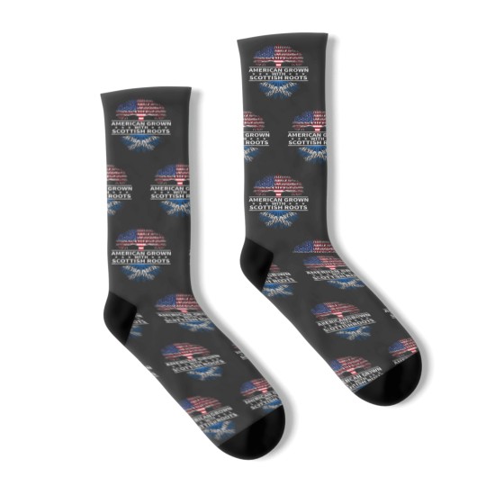 Discover American Grown Scottish Roots Scotland Gift Socks