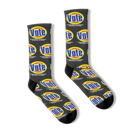 Discover vote detergent Trump 2666 Socks