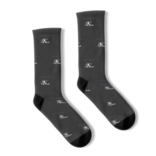 Discover Love Is Boston Terrier Bostie Socks