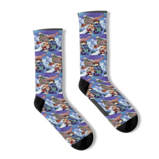 Discover Megaman Legends Horizon Socks
