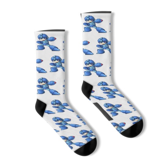 Discover Megaman Baseball ¾ Sleeve Socks