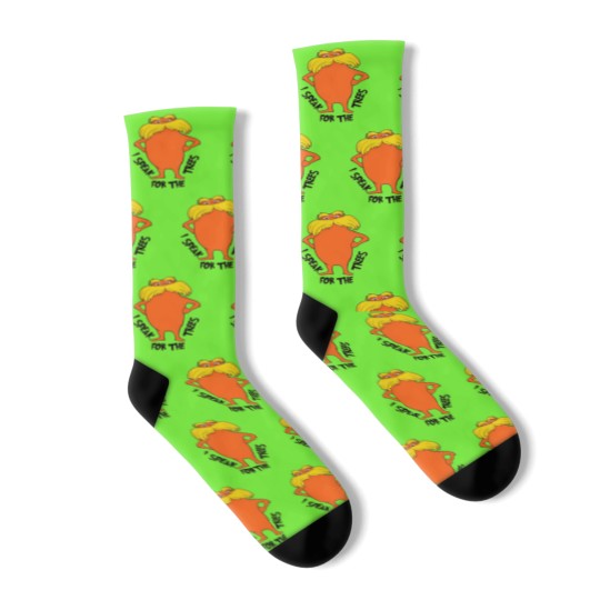 Discover The Lorax Socks for Reading Day