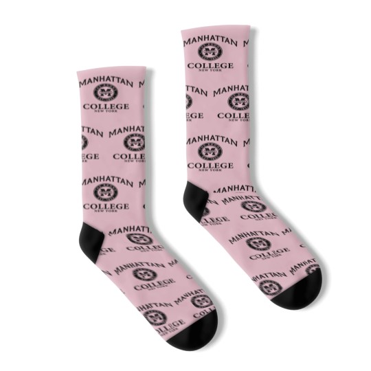 Discover Manhattan College  Circle Logo Socks