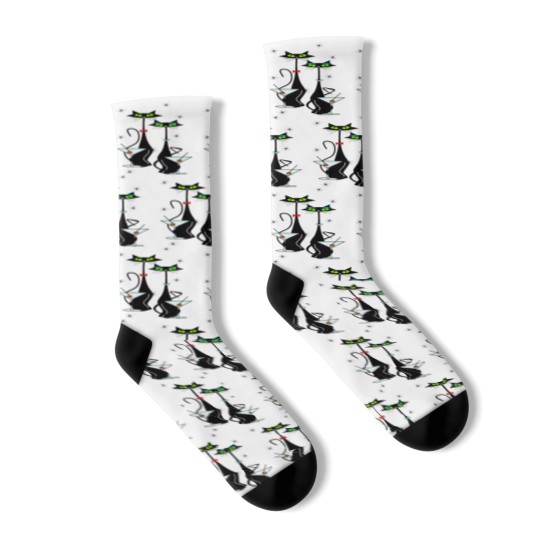 Discover MCM Atomic Cats Martini Time Socks