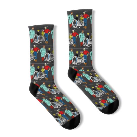 Discover Jonny Quest - weathered board distressed - Jonny Quest - Socks