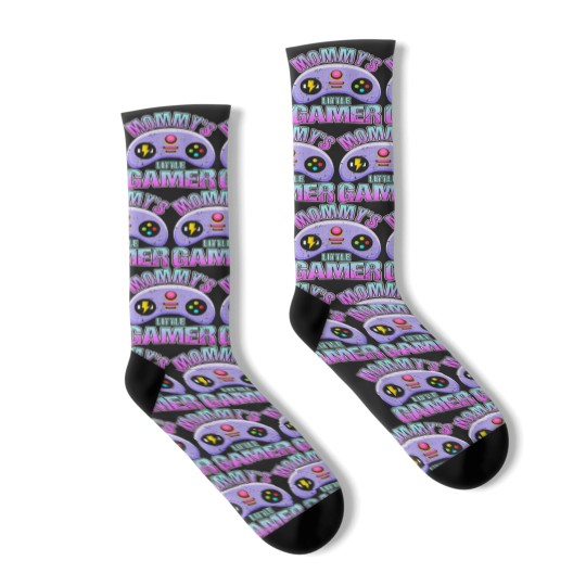 Discover Mommy's Little Gamer Video Gaming Socks