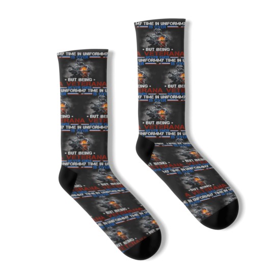 Discover Uniform Is Over But Being A Veteran Never Ends Vet Socks