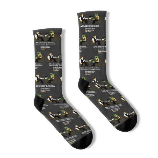Discover Han and Greedo 8-Bit Socks