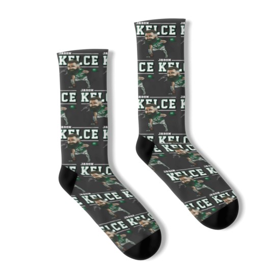 Discover Jason Kelce Philadelphia Cartoon - Jason Kelce - Socks