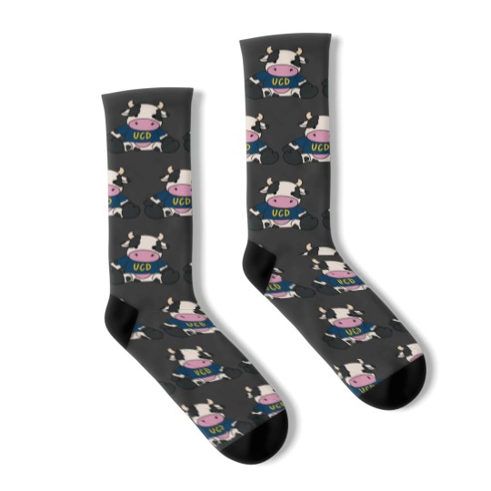 Discover uc davis cow Socks