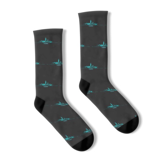 Discover Taipei Skyline - Taipei Skyline - Socks