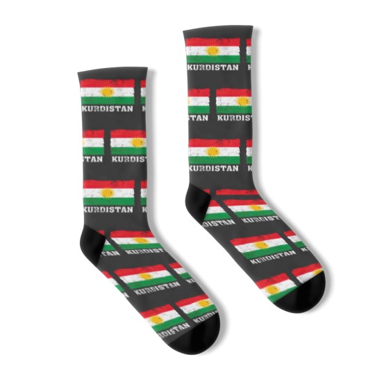 Discover Kurdistan Gift Kurdish Kurd Homeland Flag Socks