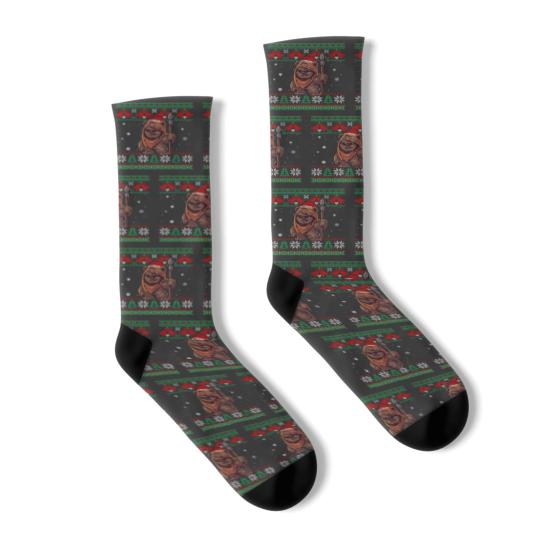 Discover Cute Santa Wicket Ewoks Endor Ugly Sweater Christmas Socks