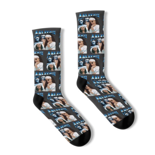 Discover Aaliyah 90's Vintage Style Bootleg Socks