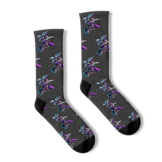 Discover Dark Magician Yugioh Duel Monsters Anime Socks
