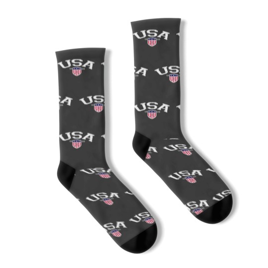 Discover Vintage USA National Hockey Socks