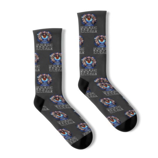Discover Doctor Who 60 Years 1963-2023 Anniversary Thank You Fan Socks