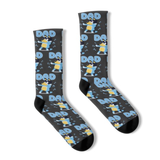 Discover Fathers Blueys Dad Mum Socks